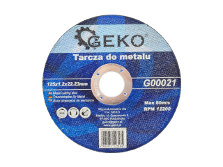 GEKO G00021 Kotouč na kov 125x1,2x 22,23mm sada 10ks 