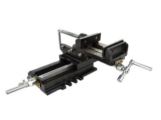 GEKO G01029 Křížový svěrák dvouosý s čelistí 100mm dílenský strojní