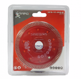 MAR-POL M08707 Kotouč řezný diamantový 125x22,2x10mm na kámen dlažbu cihly 