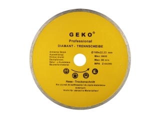 GEKO G00243 Diamantový kotouč na beton pro broušení na brusku 180x22,23mm 