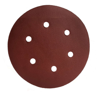 MAR-POL M07922 Brusný papír na kotouč 150mm P100 6 otvorů šmirgl papír
