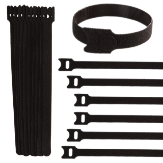 GEKO G01400 Stahovací pásky na suchý zip 10ks organizér kabelů  210x12mm