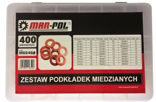 MAR-POL M66460 Sada - měděné podložky 400ks
