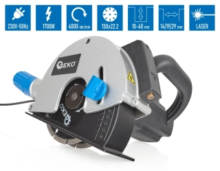 GEKO G80815 Dražkovacia píla 1700W laser kotouč 150mm