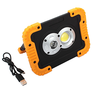 IRMA LWL6 COB dílenská lampa 10W + 5W LED USB 4400mAh