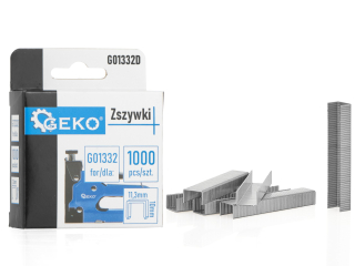 GEKO G01332D Spony do sešívačky sponkovačky 1,2x11,3mm 10mm 1000ks