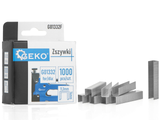 GEKO G01332F Spony do sešívačky sponkovačky 1,2x11,3mm 14mm 1000ks