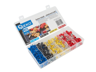 GEKO G03604 Sada kabelových koncovek konektorů 450 ks