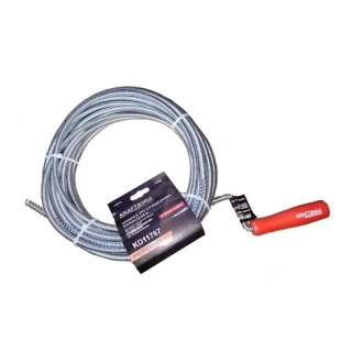Kraft&Dele KD11767 Kanalizační pružina na přecpávání odpadních potrubí 9mm x 10m