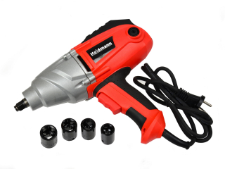 Heidmann H00516 Elektrický příklepový utahovák 500Nm 1/2" + nástrčné hlavice