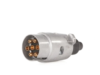 GEKO G02325 Zástrčka - zásuvka přívěsu 7PIN 12V (hliník)