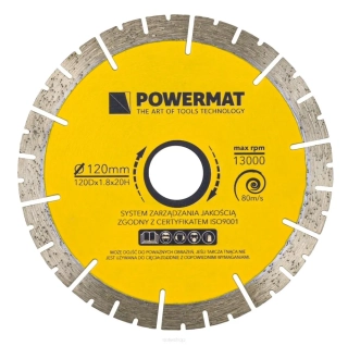 POWERMAT PM-TDG-120M Segmentovaný diamantový kotouč 120mm