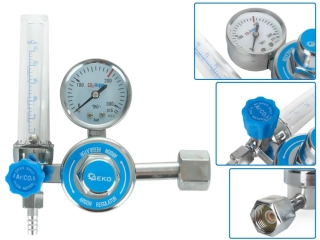 GEKO G80075 Redukční ventil CO2/ARGON s průtokoměrem
