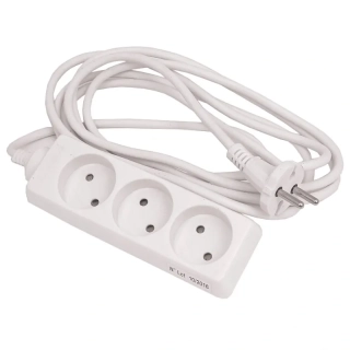 IRMA EPS-303 Prodlužovačka 3m 3 zásuvky prodlužovací kabel