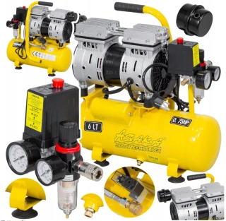 ASAKA ALAC6 LO Bezolejový kompresor ASAKA 6L 8bar 550W