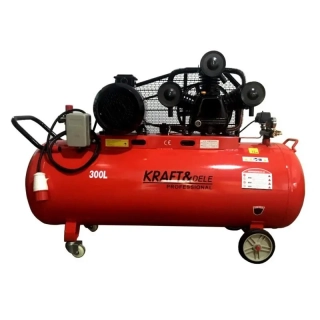 KRAFT&DELE KD1411 OLEJOVÝ KOMPRESOR 300L 400V 3 PÍSTOVÝ 9,6kW + ODLUČOVAČ