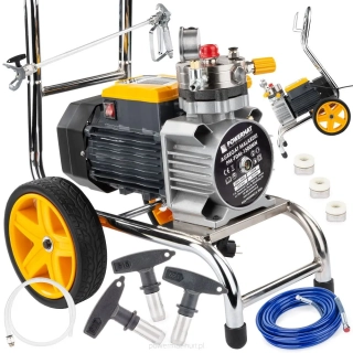 POWERMAT PM-PDM-1500MN Hydrodynamická malířská pistole agregát na malování pístový 1500W