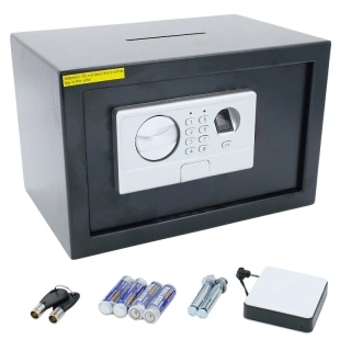 Irma SFEB31H Elektronický trezor 31x20x20cm na otisk prstu s otvorem na listy
