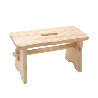 IRMA DDD136 Dřevěný stoleček štokrle taburet 31x29x21cm