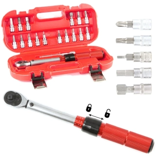 MAR-POL M53578 Momentový klíč 1/4" 2-24 Nm BJC