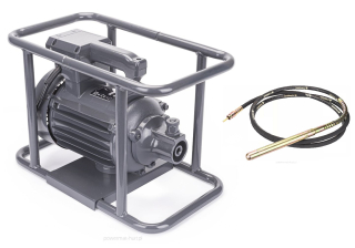 POWERMAT PM-WDB-1500T 1500W PONORNÝ VIBRÁTOR DO BETONU hadice 6m 