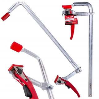 GEKO T00588 Kovaná ráčnová svorka svěrka svěrák  typu F 400x100 mm 