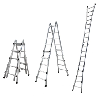 IRMA DR43U Hliníkový víceúčelový žebřík 4x3 4,1m