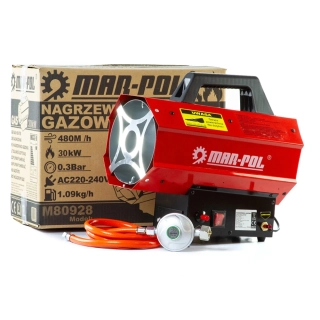 MAR-POL M80928 Plynový ohřívač vzduchu, topidlo 30W