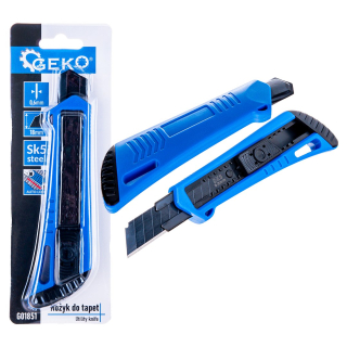 GEKO G01851 Vysouvací odlamovací nůž na tapety 100x18x0.5mm nožík