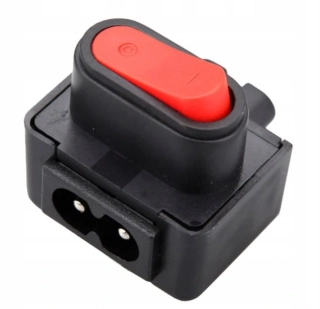 00268 NAPÁJECÍ ZÁSUVKA AC osmička + vypínač G Switch