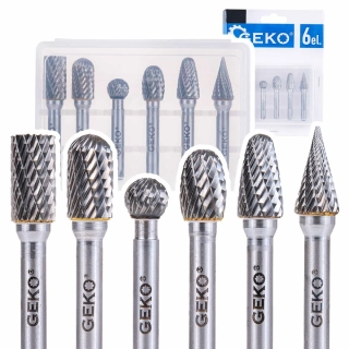 GEKO G37498 Frézy ada fréz na kov 6 mm 6el. 