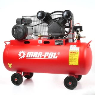 Mar-pol M88415 Olejový kompresor 100L 2 písty 2,2kW 230V