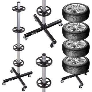 GEKO G71253 Držák stojan na 4 pneumatiky kola 100kg