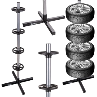 GEKO G71252 Držák stojan na 4 pneumatiky kola 100kg