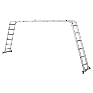 IRMA DR46 Hliníkový víceúčelový žebřík se stabilizátorem 4x6 6.9m