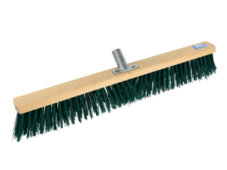 GEKO G66040 Dřevěný velký smeták koště nylonové štětiny 60cm, bez násady