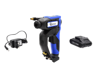 GEKO G80652 Aku kompresor 12V pumpa na kola do auta LCD pumpování