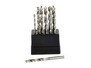 GEKO G38214 Vrtáky do kovu sada 19ks 1-10mm vrták stříbrný