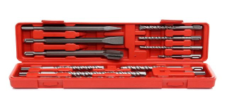 KRAFT&DELE KD10206 Vrtáky 9ks S4 + 3 dláta SDS+plus sekáče