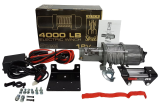 MAR-POL M80801 Kladkostroj, naviják akumulátorový 12V 1814kg, ocelové lano