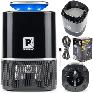 Powermat PM-LOUV-50T Elektrická LED lampa proti komárům, lapač hmyzu UV světlo