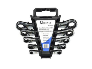 GEKO G10046 Klíče očkové s ráčnou 5ks 6-22mm klíč ráčnový Sada klíčů