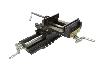 GEKO G01028 Křížový svěrák dvouosý s čelistí 125mm dílenský strojní