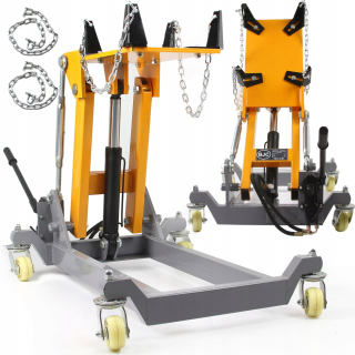 MAR-POL M80418 POJÍZDNÝ HYDRAULICKÝ ZVEDÁK NA PŘEVODOVKU, HEVER 3T 14-80cm BJC