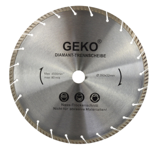 GEKO G00209 Diamantový kotouč na beton segmentový 350mm x 32mm