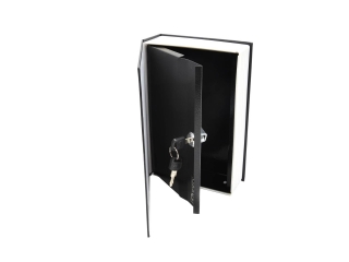  GEKO G10905 Přenosná pokladna 240x155x55mm schránka na peníze imitace kniha
