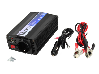 GEKO G17003 Měnič napětí pro auta, čluny 24V 230V 350W/700W