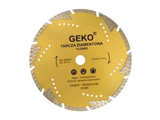 GEKO G00290 Diamantový kotouč na beton segmentový 230x22,23mm PROFI 