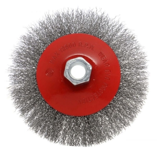 Kraft&Dele KD10980 Drátěný rotační kartáč dráťák 4,5" 115mm M14