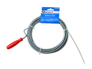 GEKO G73155 Kanalizační pružina na přecpávání odpadních potrubí 6mm x 5m